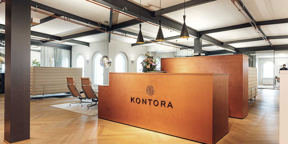 Empfangstresen des Kontora Family Offices