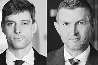 Portraits von Hendrick und Soenke in schwarzweiß