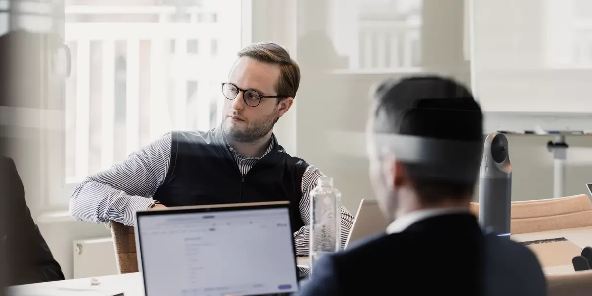 Ein Mandantengespr&auml;ch im Kontora Family Office